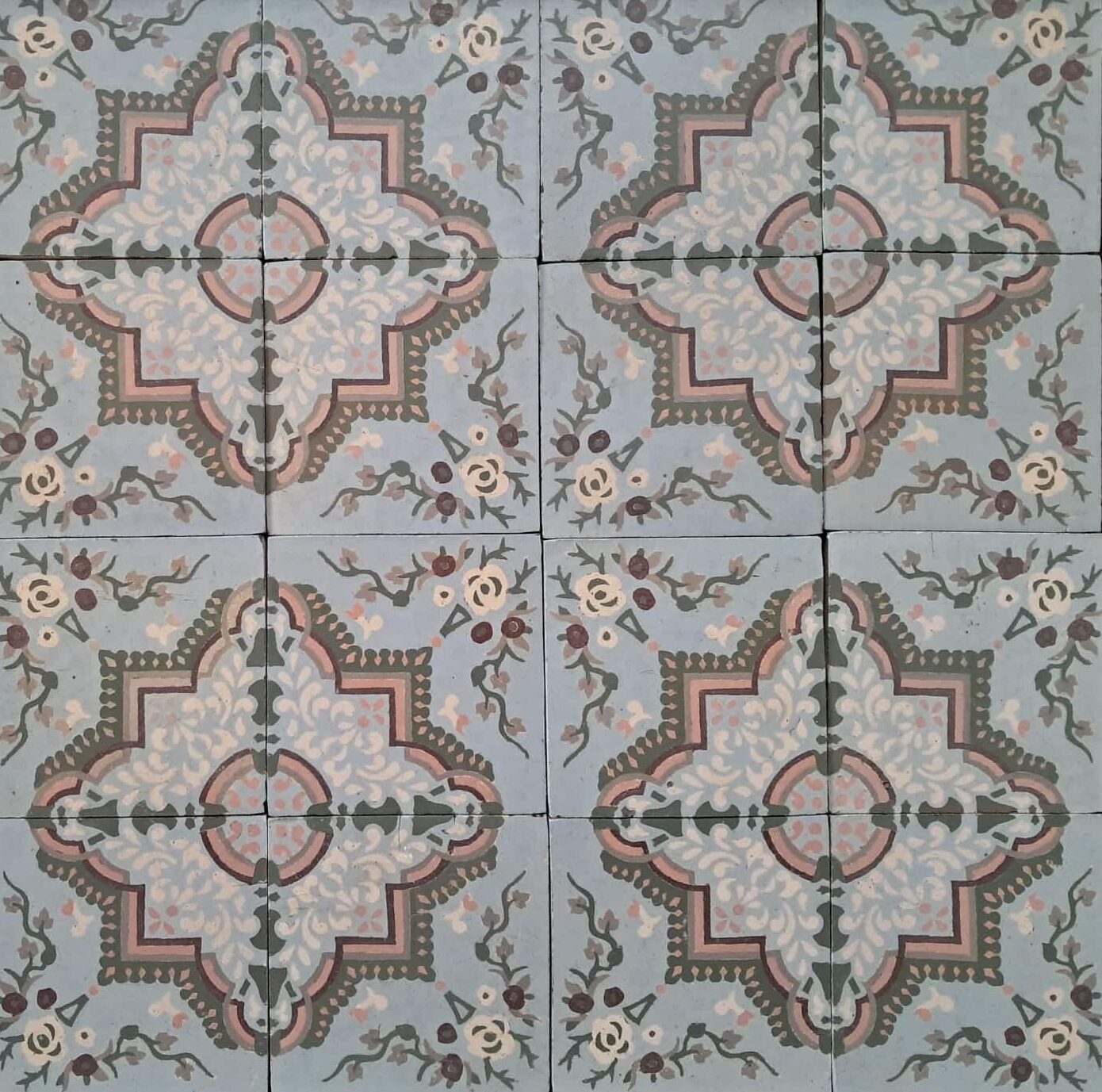 antieke vloer tegels 15x15