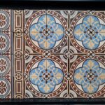antieke tegels vloer C117