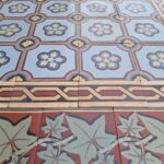 Boch freres Maubeuge antieke tegels 17x17 cm