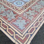 Antique floor Boch Freres 17x17 cm
