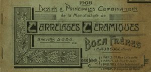 Cover van catalogus van Boch Freres uit 1903