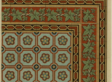 uitsnede Boch Freres tegels 17x17