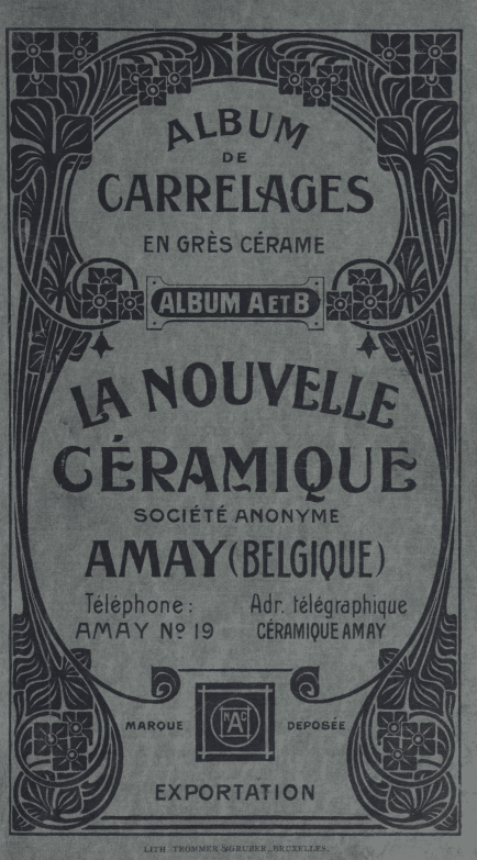 Cover La Nouvelle Ceramique AMAY