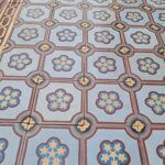 reclaimed tiles Boch Freres Maubeuge 17x17 cm