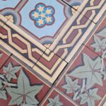 Oude vloertegels recup Boch freres Maubeuge 17x17 cm