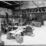 Interieur van fabriek La Nouvelle Ceramique AMAY