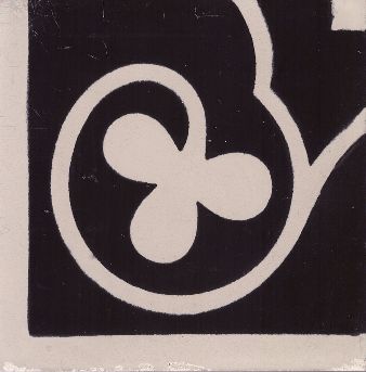 cementtegel hoektegel CORNER 23 BLACK