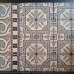 antieke tegels faux mosaique