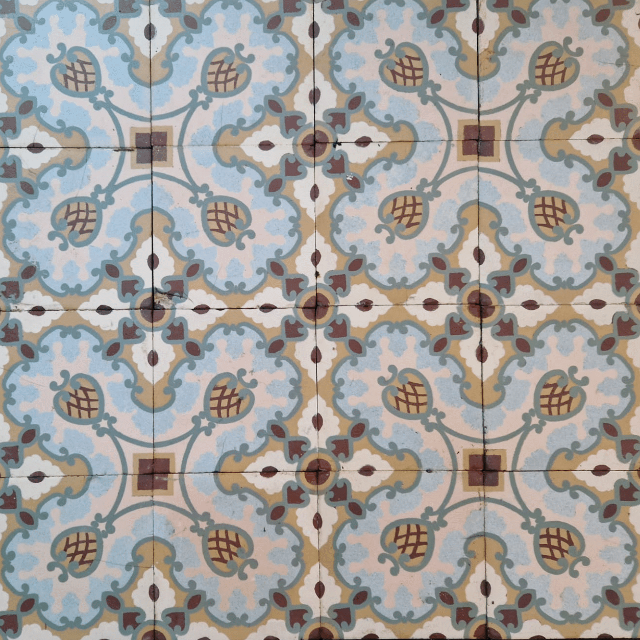 oude vloertegels 15x15