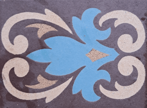 antieke boordtegel CERA 227