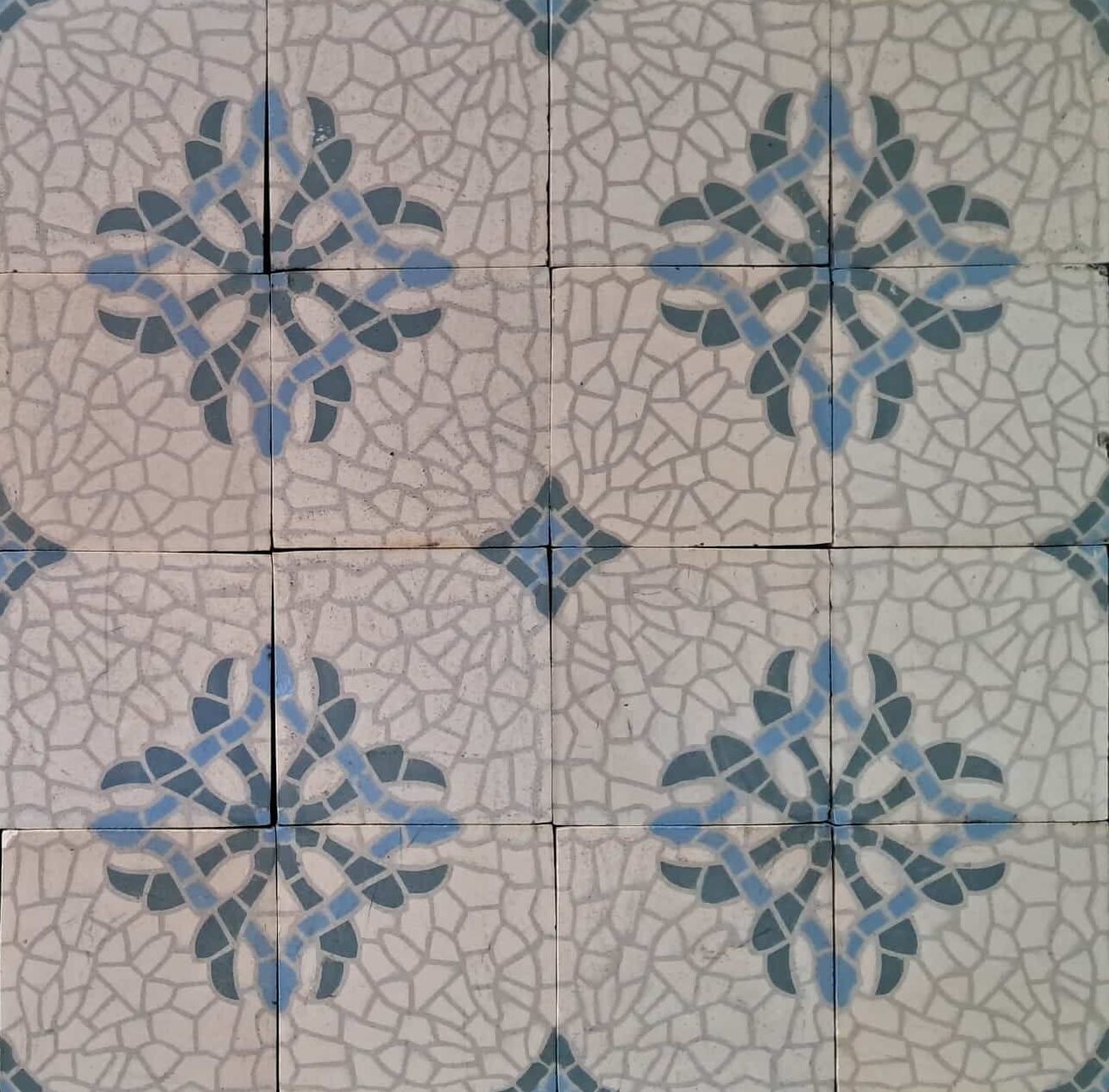 oude tegeltjes vloer