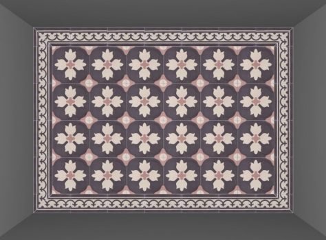 Portugese tegels roze 20x20 cm FIORE