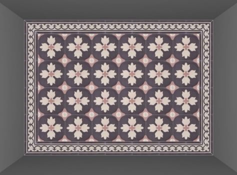 Portugese tegels roze 20x20 cm FIORE