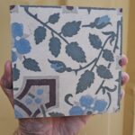antieke hoektegel patroon