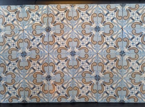 oude Jugendstil vloer