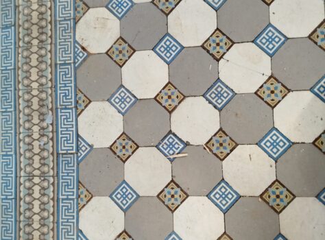 antieke tegels vloer FR11