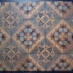 antieke tegelvloer Boch freres