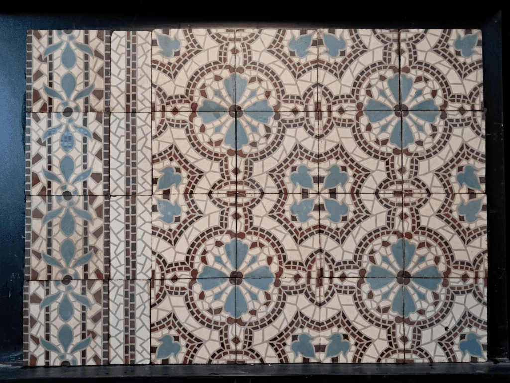 oude mosaic vloer