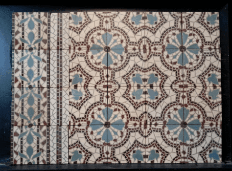 oude mosaic vloer