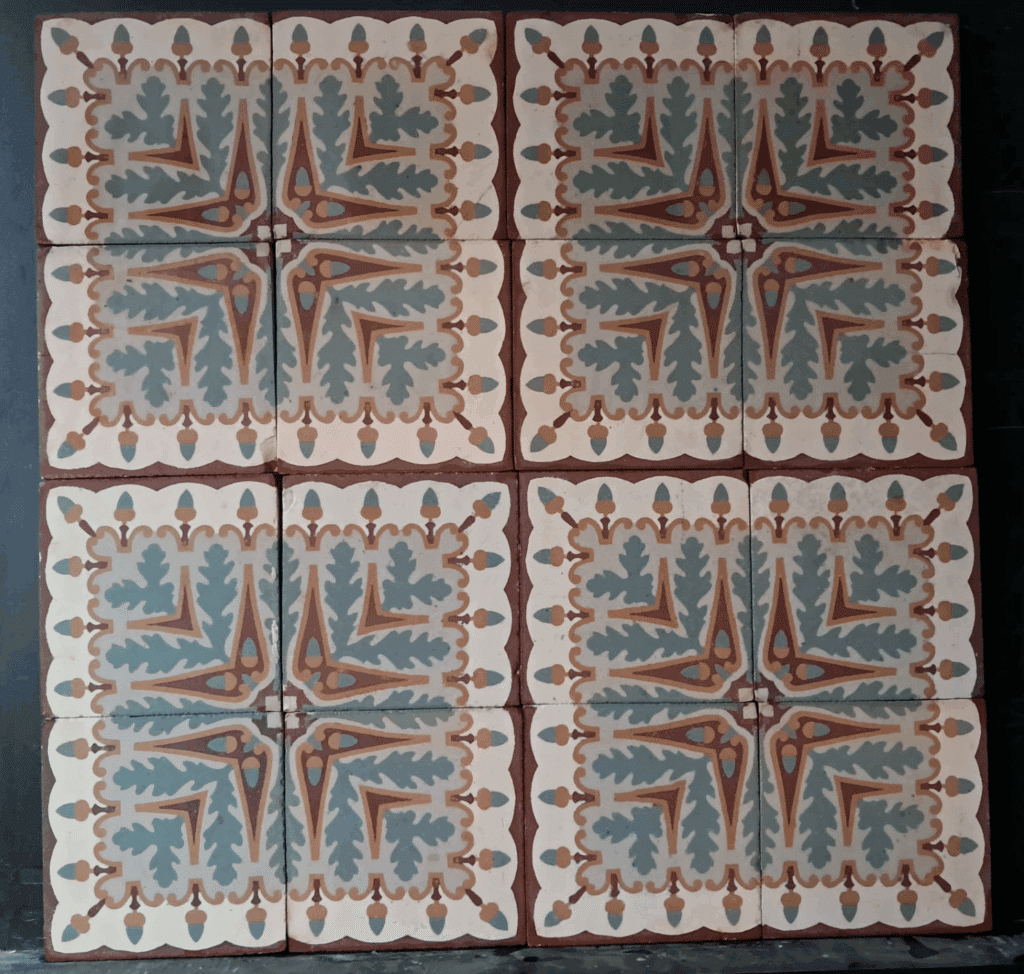 antieke keramische tegels 