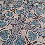 alte fliesen - antique floor tiles - reclaimed floor- Victorian tiles - antieke tegels vloer