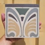 oude tegels vloer 15x15 cm