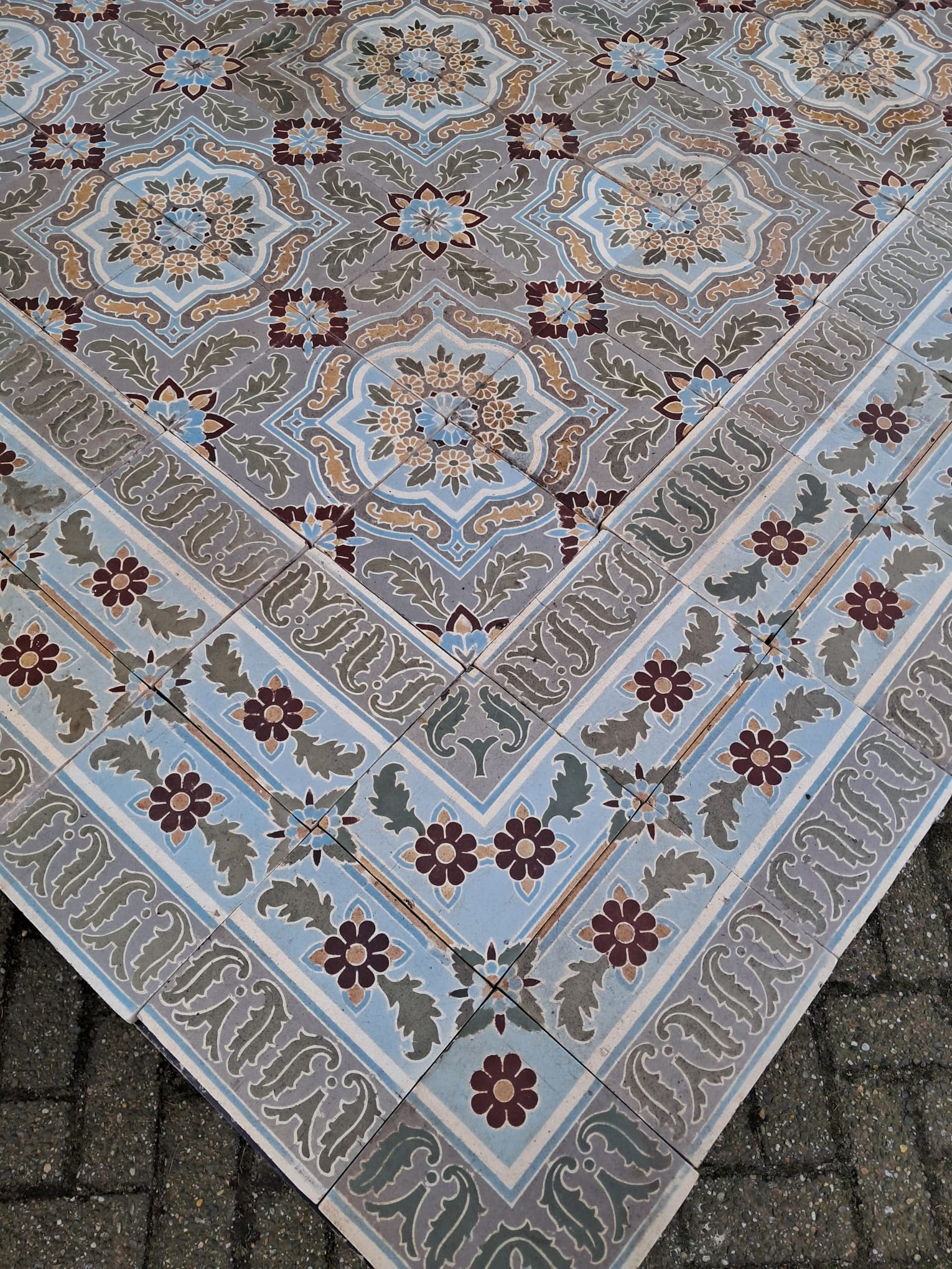 antieke vloertegels