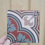 1 antiek tegeltje Boch freres