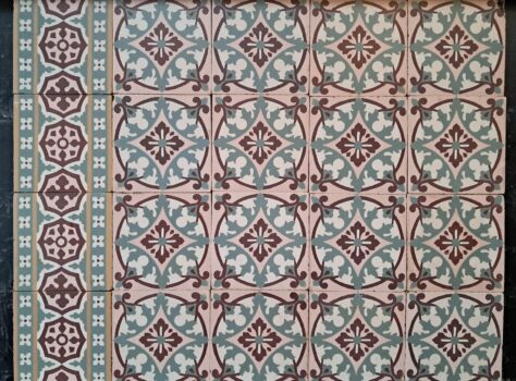 antieke tegels vloer 15x15