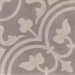 Portugese tegels taupe flowerz 15