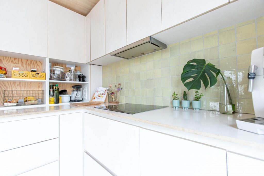 zelliges nougat 10x10 keuken achterwand