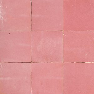 SAUMON zellige tegel 10x10 cm 9 stuks