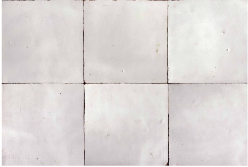 witte zelliges neige 10x10 cm