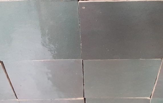 Zellige tegels groen terreau limburg 10x10 cm