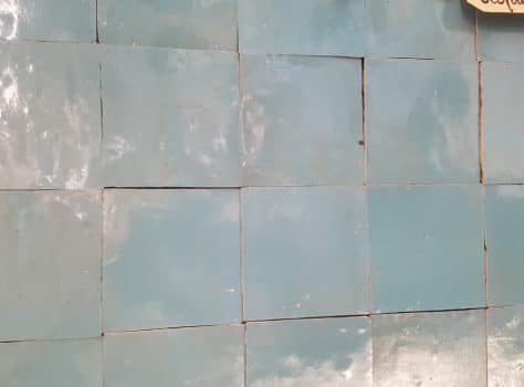 Zelliges wandtegels BLEU AQUAMARIN 10x10 cm