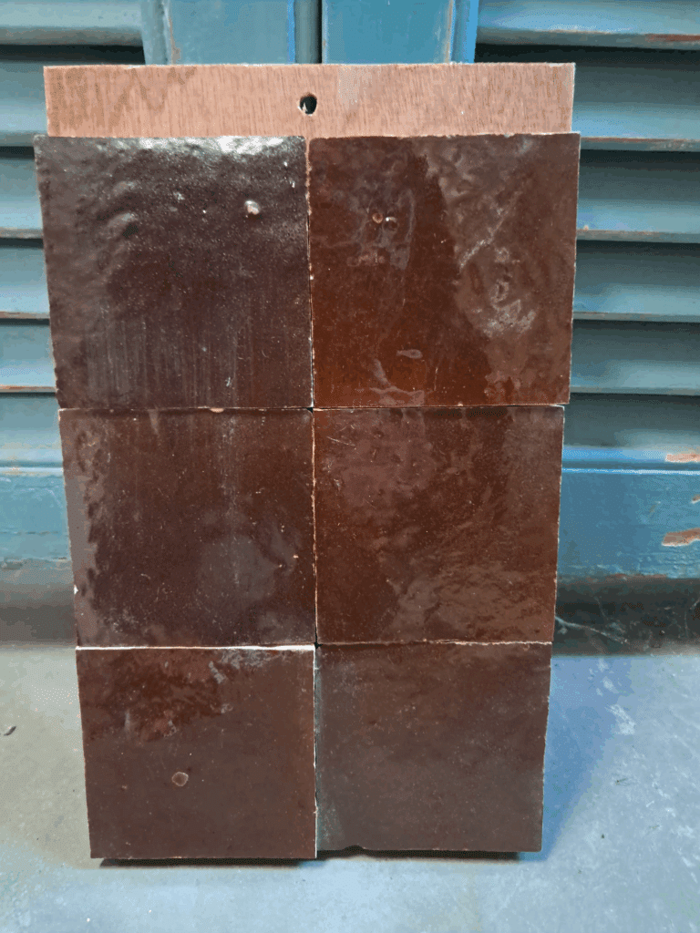 zelliges brun tabac 10x10 plaatje