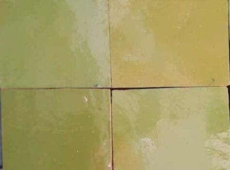 Zelliges Pommes Vertes 10x10 cm