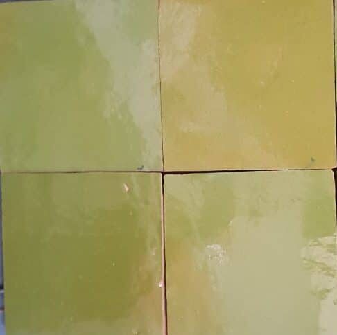 Zelliges Pommes Vertes 10x10 cm