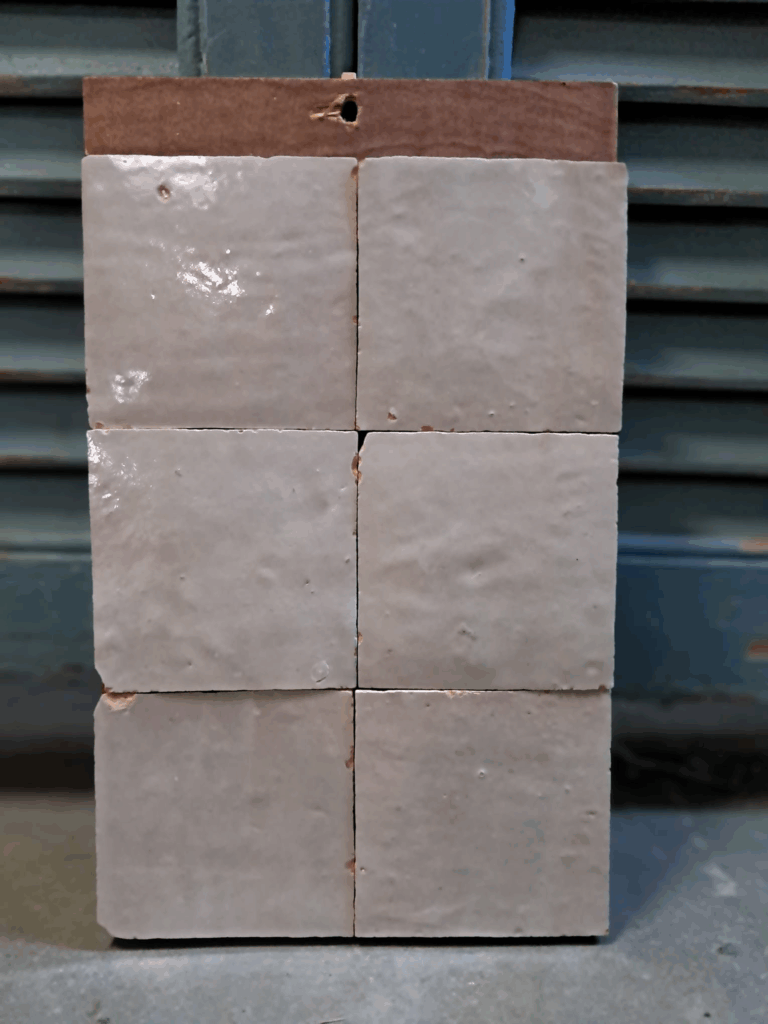 zellige ecru 10x10 cm op plaatje