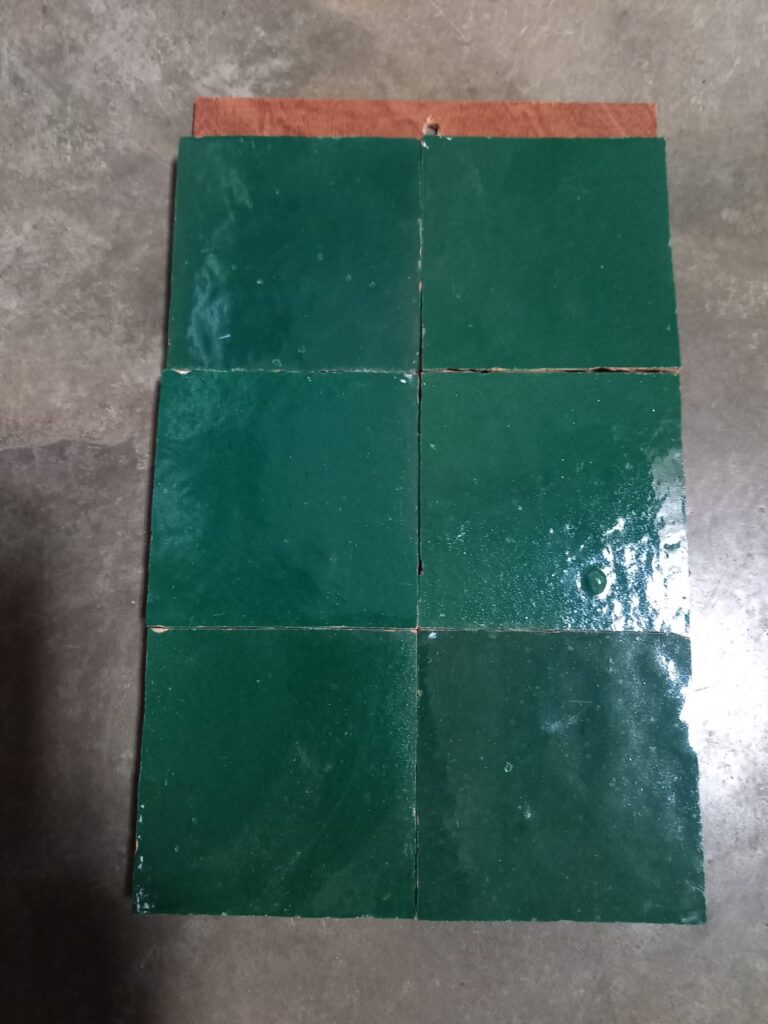 groene zelliges tegels Vert Imperial