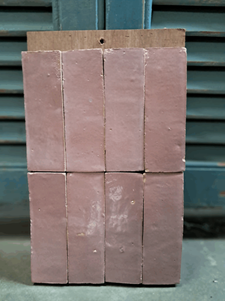 Langwerpige zelliges bejmat Vert Vieux 5x15 cm