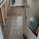 vintage tegels vloer op grond