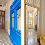 een vloer van vintage tegels in een hal geeft sfeer en karakter