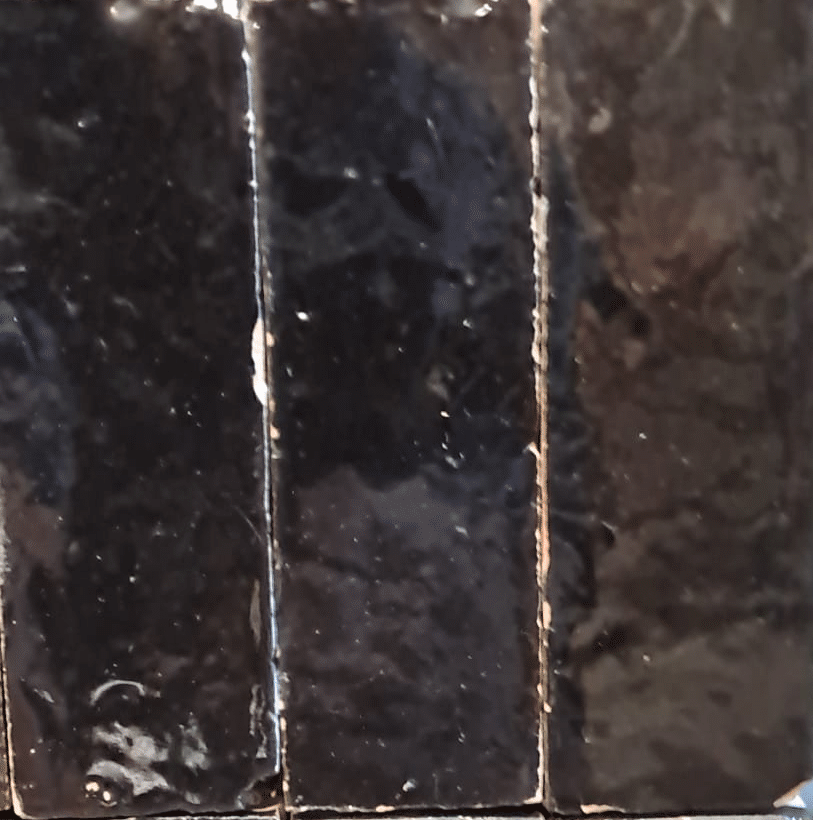 Bejmat tegel NOIR GLOSSY 5x15 cm