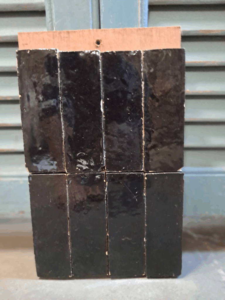 Bejmat tegel NOIR GLOSSY