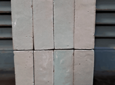 langwerpige zelliges 5x15 cm pistache