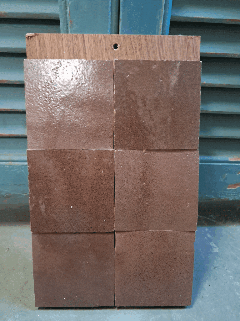 bruine zelliges tegels 10x10 cm