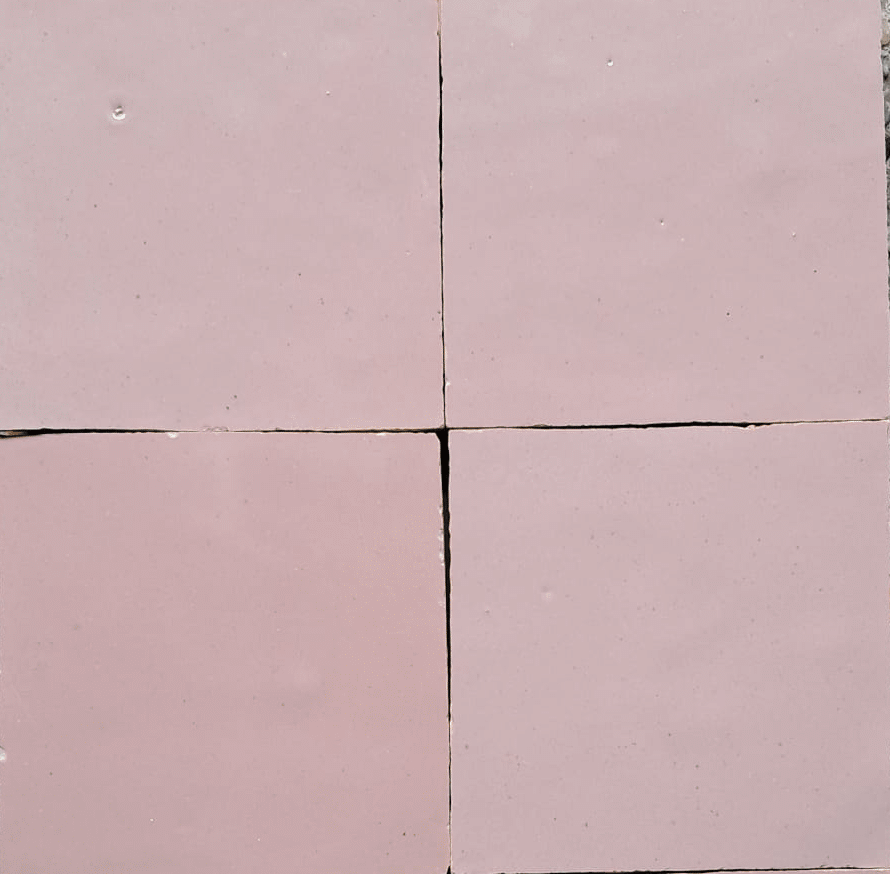 roze tegeltjes 10x10 cm