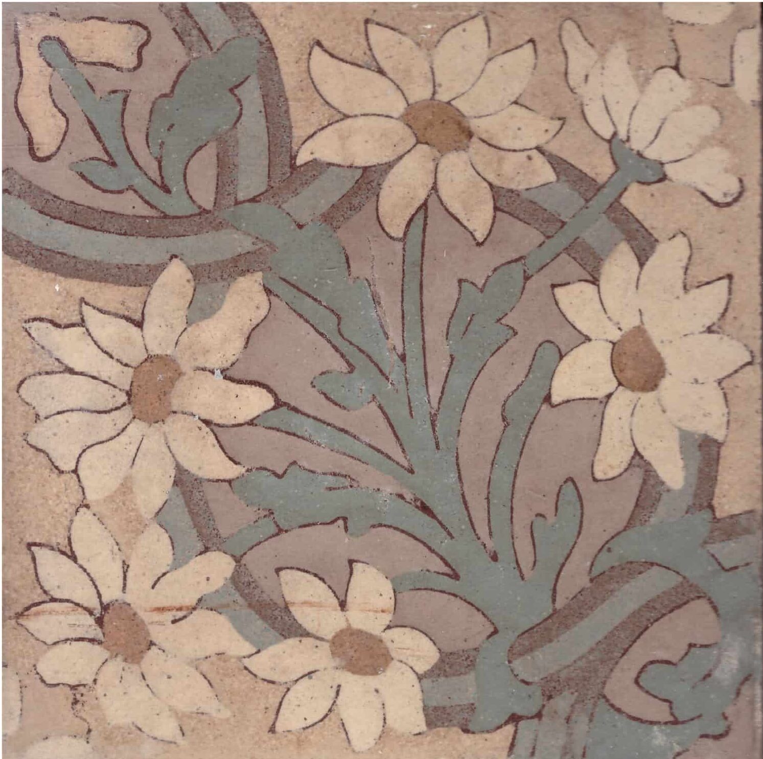 vintage tegel CERA 060