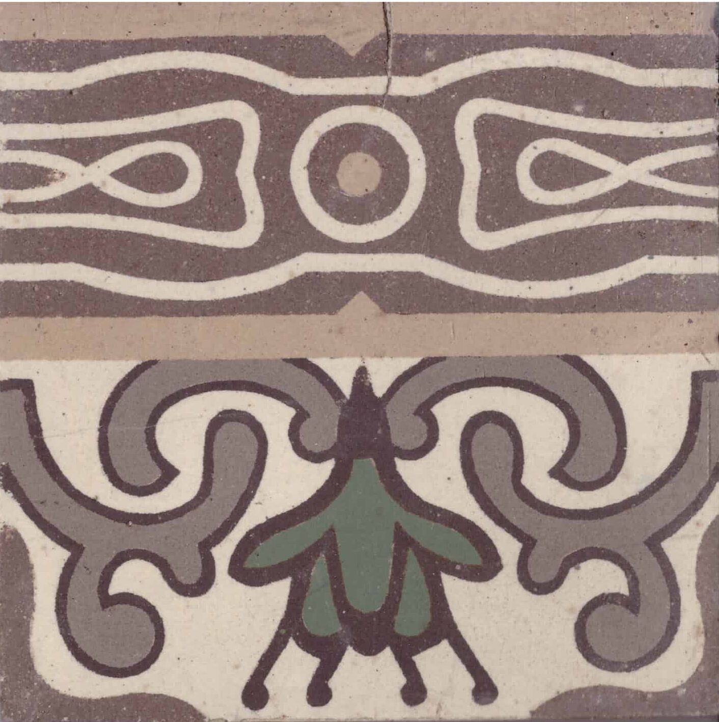 vintage tegel CERA 204